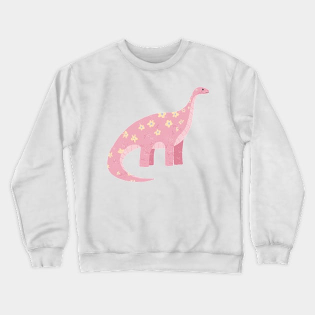 Cute Cartoon Dinosaur Crewneck Sweatshirt by SWON Design